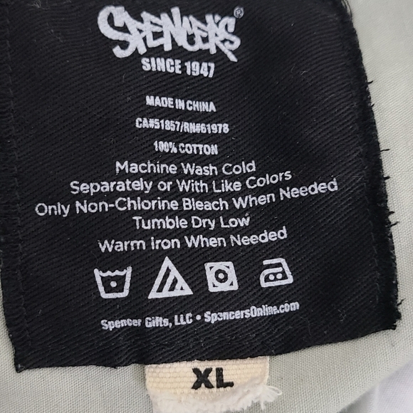 Spencer Novelty Button Down Shirt Large F*cking Prick - Picture 4 of 6